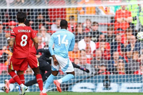 Hasil Liverpool vs Nottingham Forest