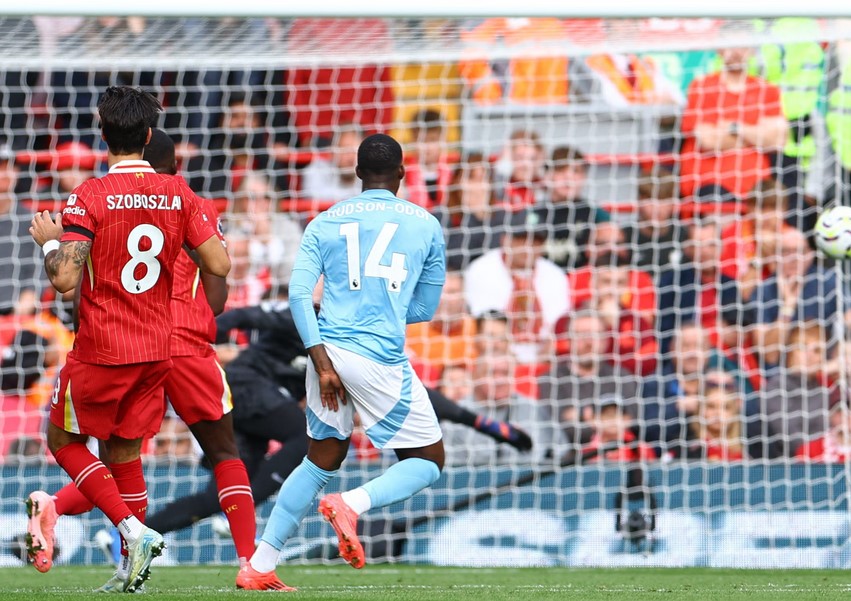 Hasil Liverpool vs Nottingham Forest